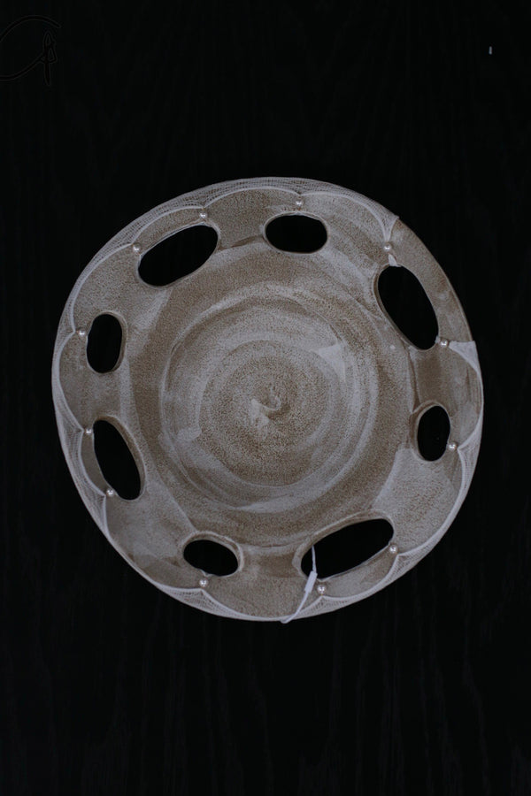RUIbuilt 25 Spring and Summer Shale Ceramic Plate RUI-RSS25DC02-YYH Shale Gray